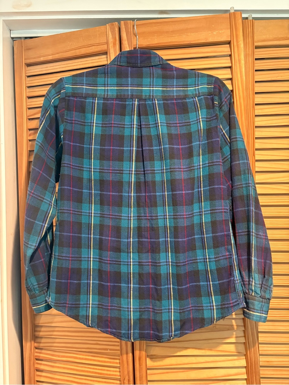 Vintage L.L. Bean Women’s Plaid Flannel Shirt Button Down Made in USA Cabincore - Picture 6 of 9